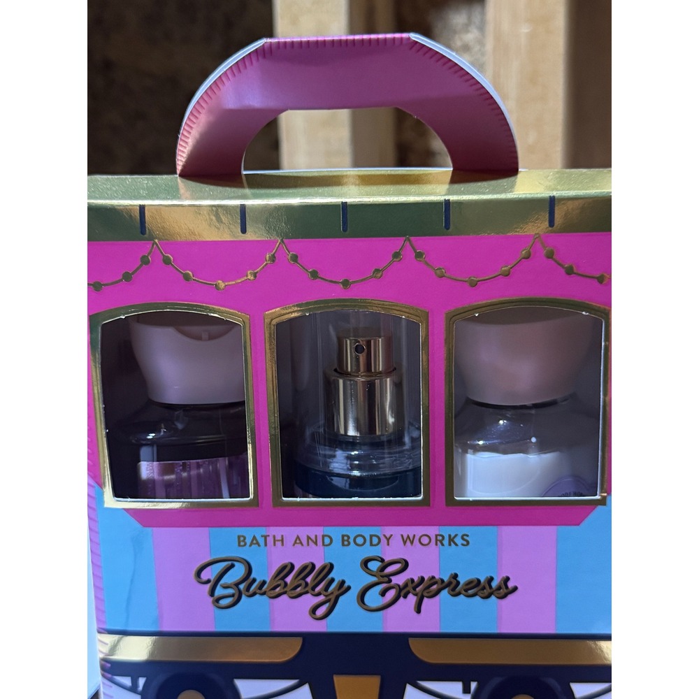 Bath and Body Works Bubbly Express Gift Set Bubbly Rose Mist Lotion Shower Gel